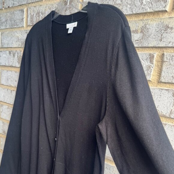 J. Jill Long Sleeve V-Neck Cotton Blend 3 Button Up Cardigan Sweater Size S - Picture 6 of 8